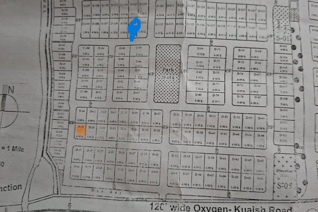 A 4-Katha South-Facing Plot in 'D' Block of Anannya Residential Area