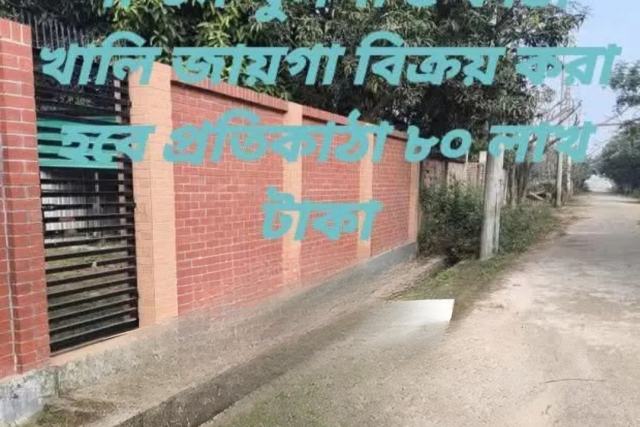 ঝিনাইদহ সদরের আরাপপুরে ৫ শতাংশ নিষ্কণ্টক ভিটা জমি বিক্রয়