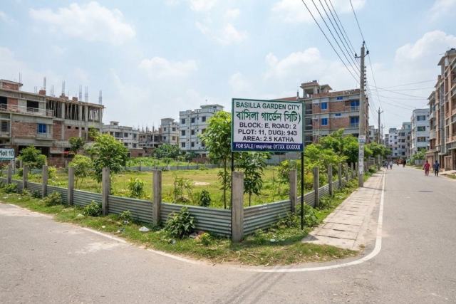LAND SALE IN MOHAMMEDPUR BASILLA
